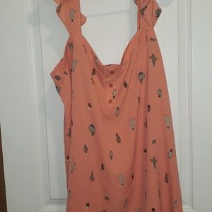 light weight, desert themed famcy tank top